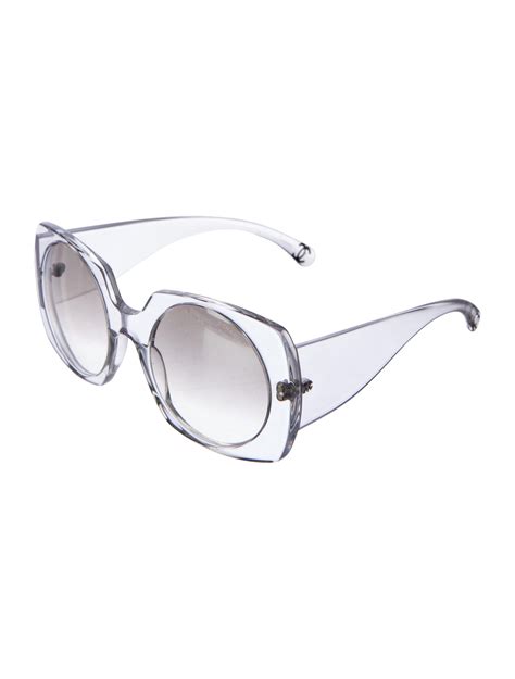 chanel transparent sunglasses